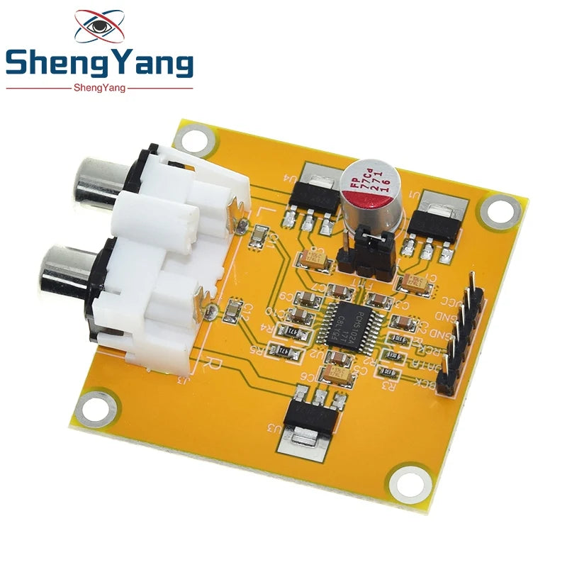1/3PCS PCM5102 PCM5102A DAC Decoder Board I2S Input 32Bit 384K for Red Core Player Supports I2S Format/Left Justified