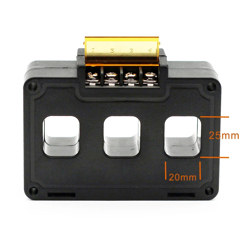 CT5 Three Phase Current Transformer 50/5A 100/5A 200/5A 300/5A 3 IN 1 AC Sensor CT Working with CM1 MCCB