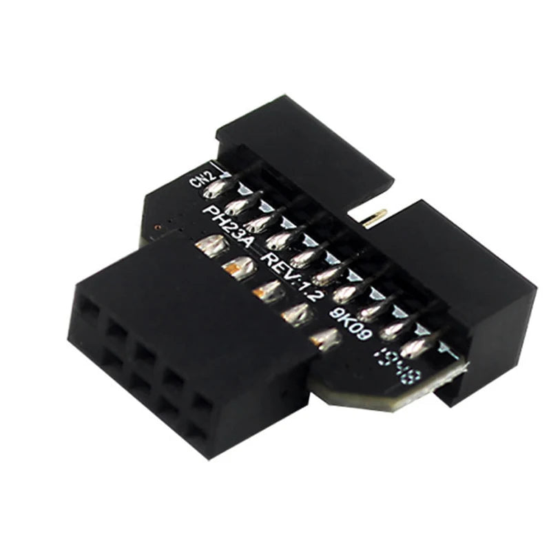 1PCS Front Panel Plug Connector USB3.0 19-pin To USB 9Pin Adapter For Motherboard