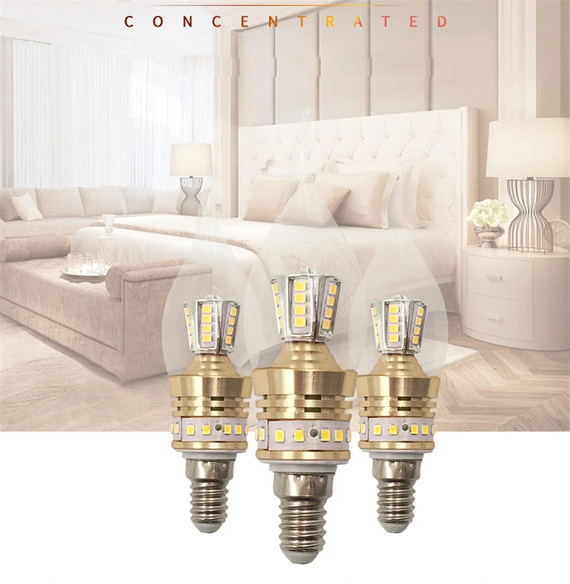 New E14 LED Bulb 10W 12W 15W LED Candle Light AC220 240V Lamp Cold White/Warm White Glass Bulb Retro Antique Vintage Style