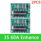 BMS 3S/4S 5A 10A 20A 25A 40A 60A Li-ion Lithium Battery Charger Protection Board 18650 For Drill Motor 12V with Enhance/Balance