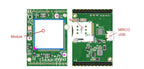 SIM7000E SIM7000G Core Board 24*24mm LPWA IOT Module Dual-row Pin LPWA+NBIOT+CATM+GPS Development Board Kit With Antenna