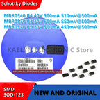 3000PCS Schottky Diodes Rectifiers MBR0540 MBR0530 MBR0520 B4 B3 B2 40V 30V 20V 500MA 450MA SOD-123
