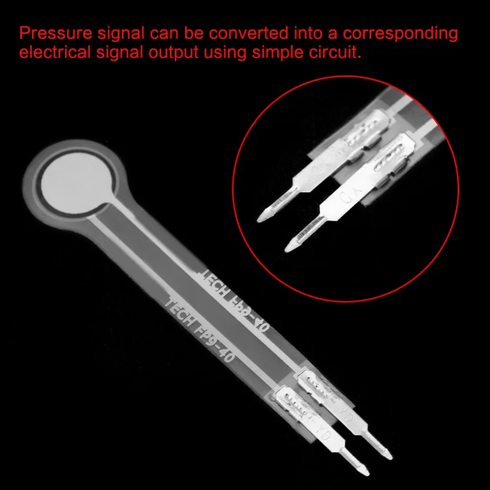 1pcs DF9-40 High Resistance Type Thin Film Pressure Sensor 0-0.5/2/5/10/20kg Flexible Pressure Resistor Electrical Force Sensor