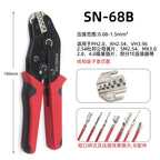 SN-68B/SN-58B DuPont Terminal Automotive Wiring Harness Crimping Pliers PH2.0/XH2.54/6.3 with Spring Ratchet Type