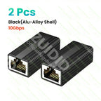 1/2/5/10Pcs 10Gbps RJ45 Connector Female to Female Gigabit Network Extender Extension for Cat8 Cat7 Cat6 Ethernet Cable Adapter