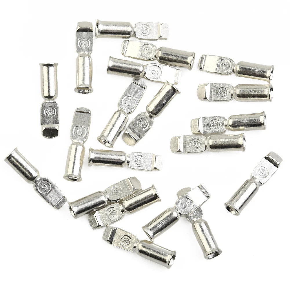 For 50A Copper Terminal Set Includes 20 Connectors Compatible With For Anderson Style Contacts Great For Batteries