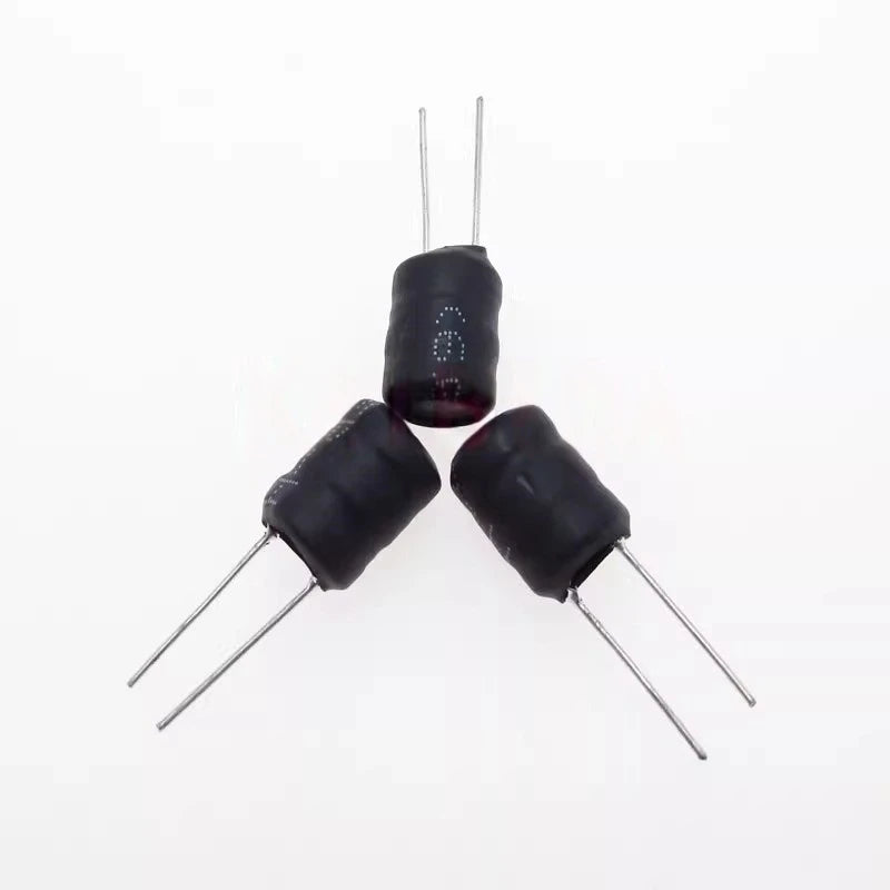 10PCS I-Type Inductor 8 * 10-1MH2.2MH3.3MH10MH Plug-In Inductor