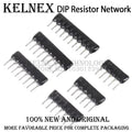 200PCS 4PIN-10PIN Exclusion Network Resistor array DIP 220R 330R 470R 510R 680R OHM 1K 1.5K 2K 2.2K 3K 3.3K 10K 100K 9A681J 510K