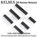 200PCS 4PIN-10PIN Exclusion Network Resistor array DIP 220R 330R 470R 510R 680R OHM 1K 1.5K 2K 2.2K 3K 3.3K 10K 100K 9A681J 510K