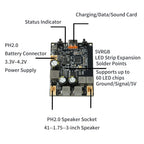 TWS Bluetooth Amplifier Module 2*10W Dual Channel Bass Enhancement Algorithm Amplifier Board Type C for DIY Audio Projects