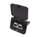 120A Compatible With Anderson Plug Kit Flush Mount Panel Bracket With Cover For Caravan Connector Mount Socket
