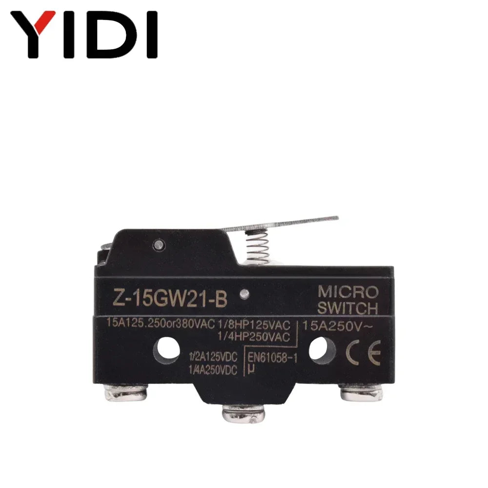 LXW5-11N1 LXW5-11G2 Z-15G LXW5 Micro Limit Travel Switch Horizontal Rotary Roller Lever Arm Hinge 3 Screw Terminal Microswitch