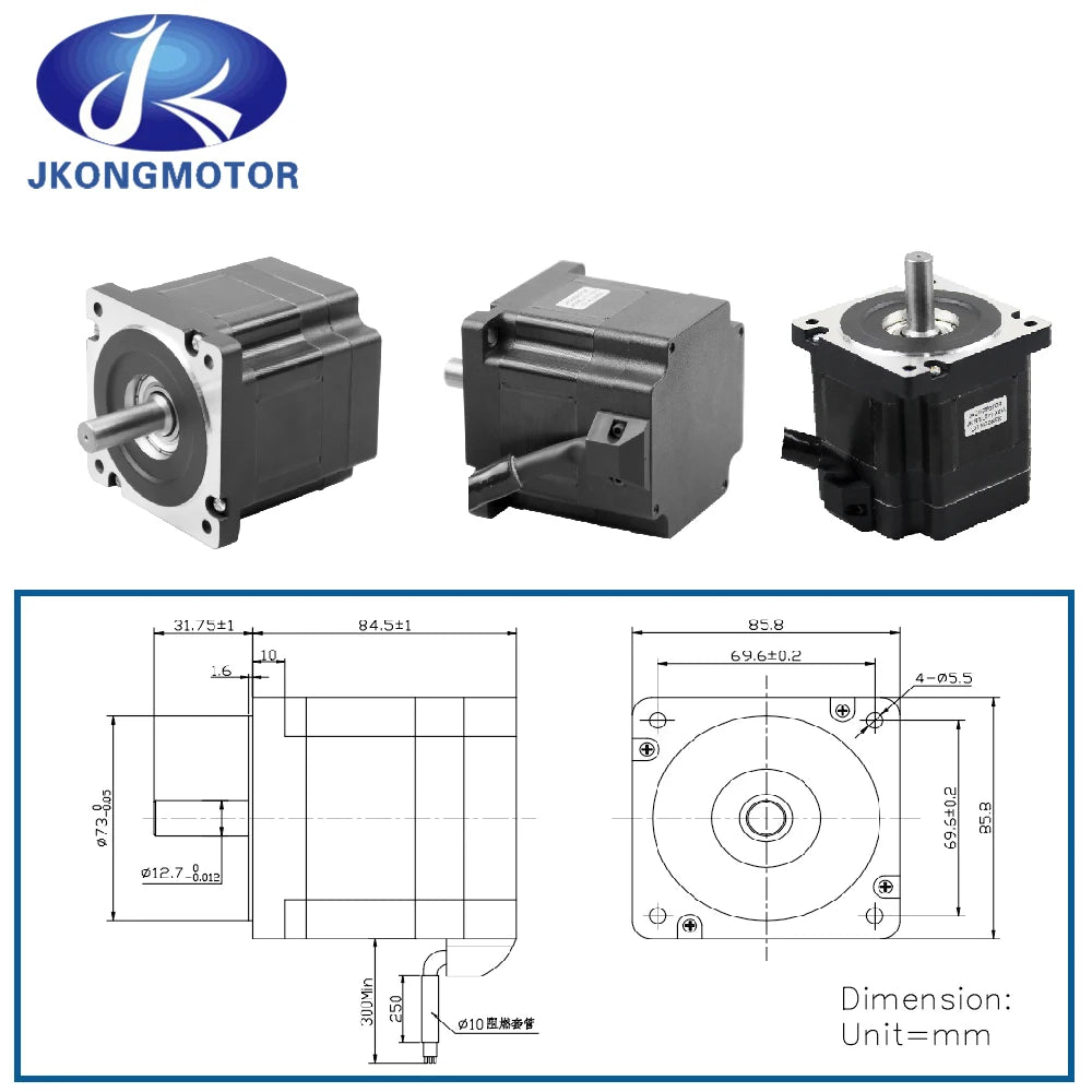 Jkongmotor JK86BLS71-X031 Brushless Dc Motor For Sale 48v BBQ 220W bldc hall sensor Motor 0.7N.m BLDC Motor for Grill Machine