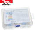 TRH 1120Pcs 1/2W 0.5W 1% 1-2.2M Ohm 56Values Metal Film Resistors 0.5W Resistances Assorted Kit Set For Arduino