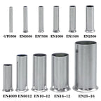 Pure Copper Non-Insulated Cord End Terminals Kit EN0508 EN1008 EN4009 Naked Wire Ferrules Crimp Terminals Wire Connector