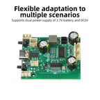 DC 5V/3.7V TWS Stereo Bluetooth Power Amplifier Board, 2×10W Dual-Channel Adjustable and Rechargeable Power Amplifier Board
