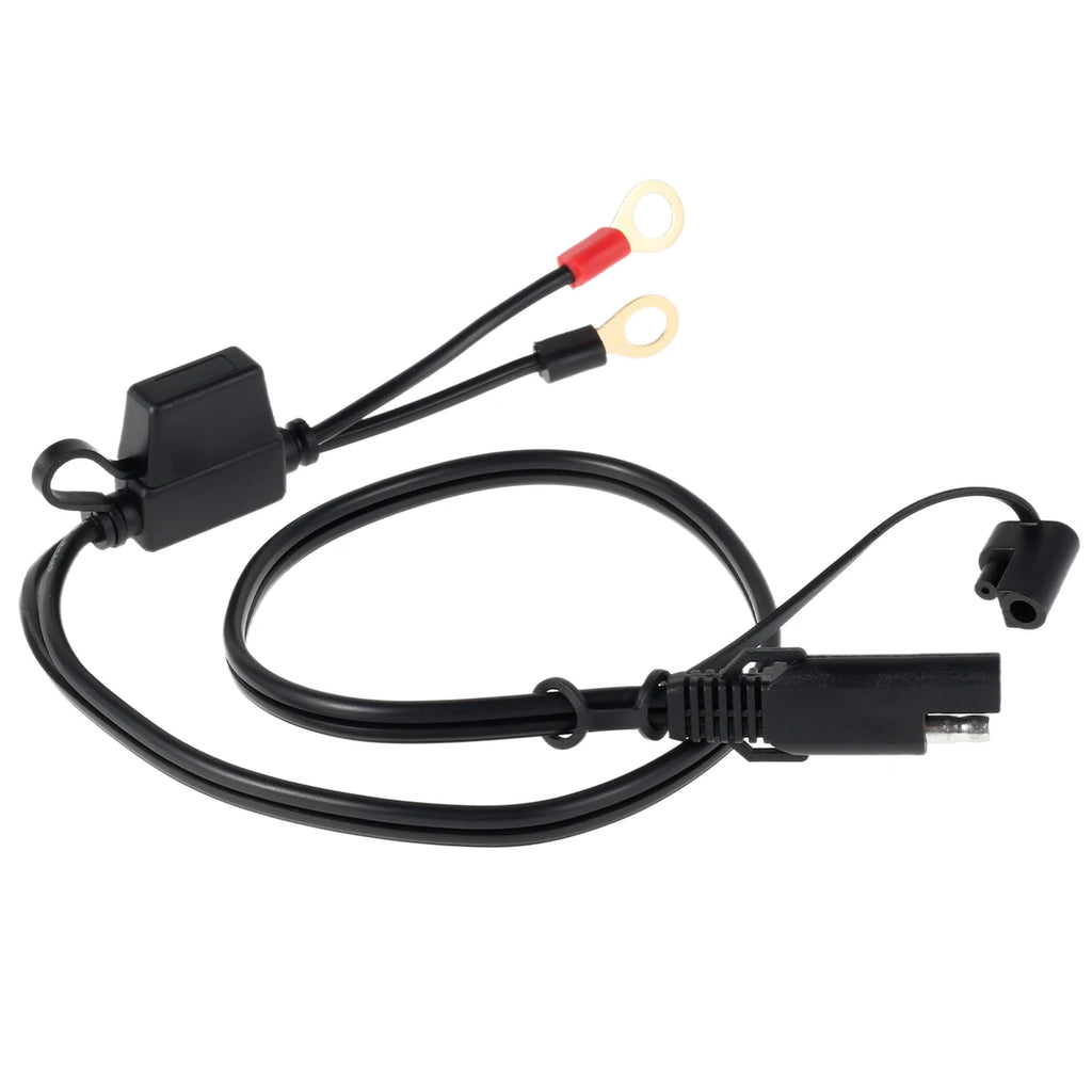 Quick Release Sae Cable 12v Charger Cable for Motorcycle Battery Terminal to Sae O-Ring Ring Terminal for Motorcycle Car