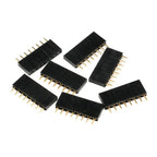 10PCS 2.54mm Pitch Single Row Female 2~40P PCB socket Board Pin Header Connector Strip Pinheader 2/3/4/6/10/20/40Pin For Arduino