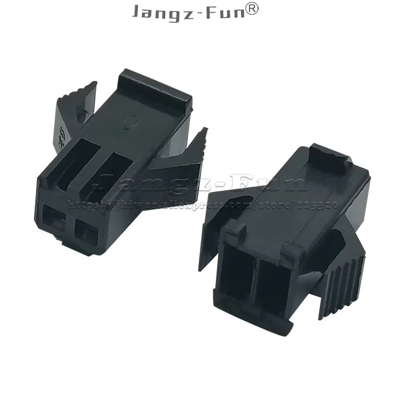 100pcs 2P JST SM 2.54 Plug 2.54mm SM2.54 2 Pin Male Female Housing Connectors Electric Cable Electrical Wire To Wire Connector