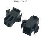 100pcs 2P JST SM 2.54 Plug 2.54mm SM2.54 2 Pin Male Female Housing Connectors Electric Cable Electrical Wire To Wire Connector