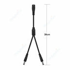 5.5mm 2.1mm 1 To 2/3/4/5/6/8 Way DC Power Splitter Cable 5V 12V Power Adapter Connector Cord For LED Strip Lights CCTV Camera