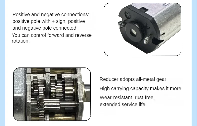 1pcs GA12 N20 DC 12V (Support 9V 6V 3V) Mini Micro Metal Gear Motor High Torque 10002000 4000 RPM