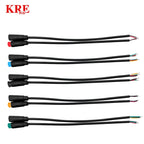10Sets M6/M8 Multi-Pin Electric Butt Connector 2/3/4/5/6 Pin 20cm Cable Plug, Julet Style for Scooter, Motorcycle, EV Control