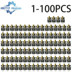 1-100pcs KY-008 Red Laser Module 650nm 3-Pin Dot Diode Transmitter with Copper Head for Arduino, AVR, PIC & MEGA 2560
