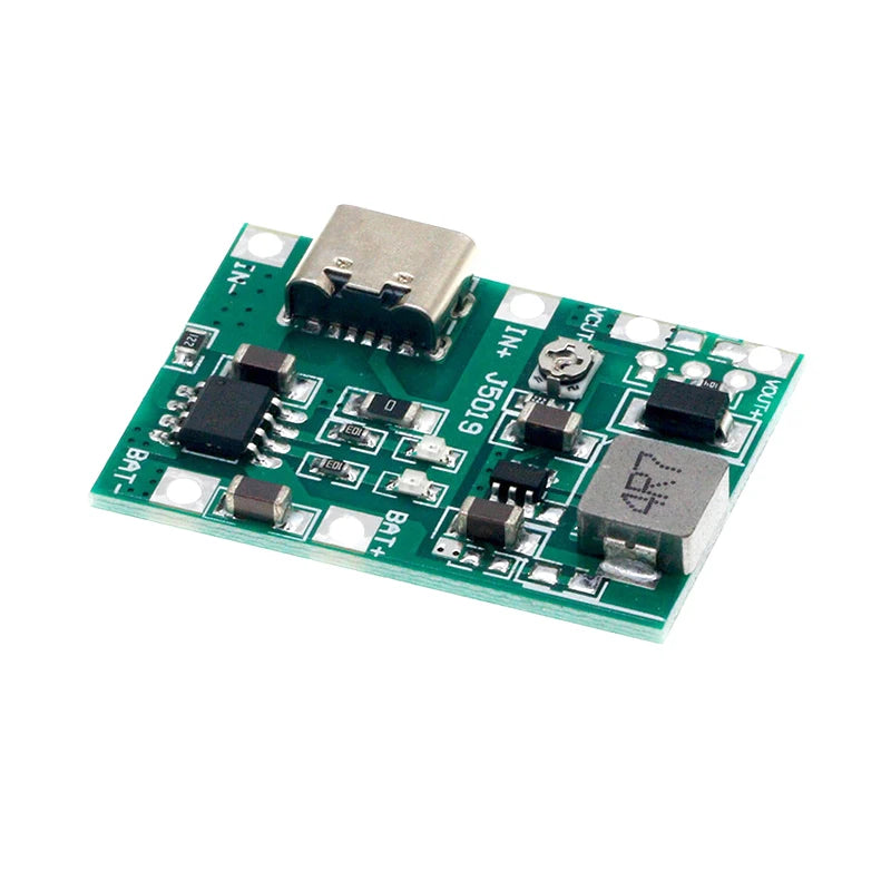 Lithium Li-ion 18650 3.7V 4.2V Battery Charger Board DC-DC Step Up Boost Module TP4056 DIY Kit Parts liludin