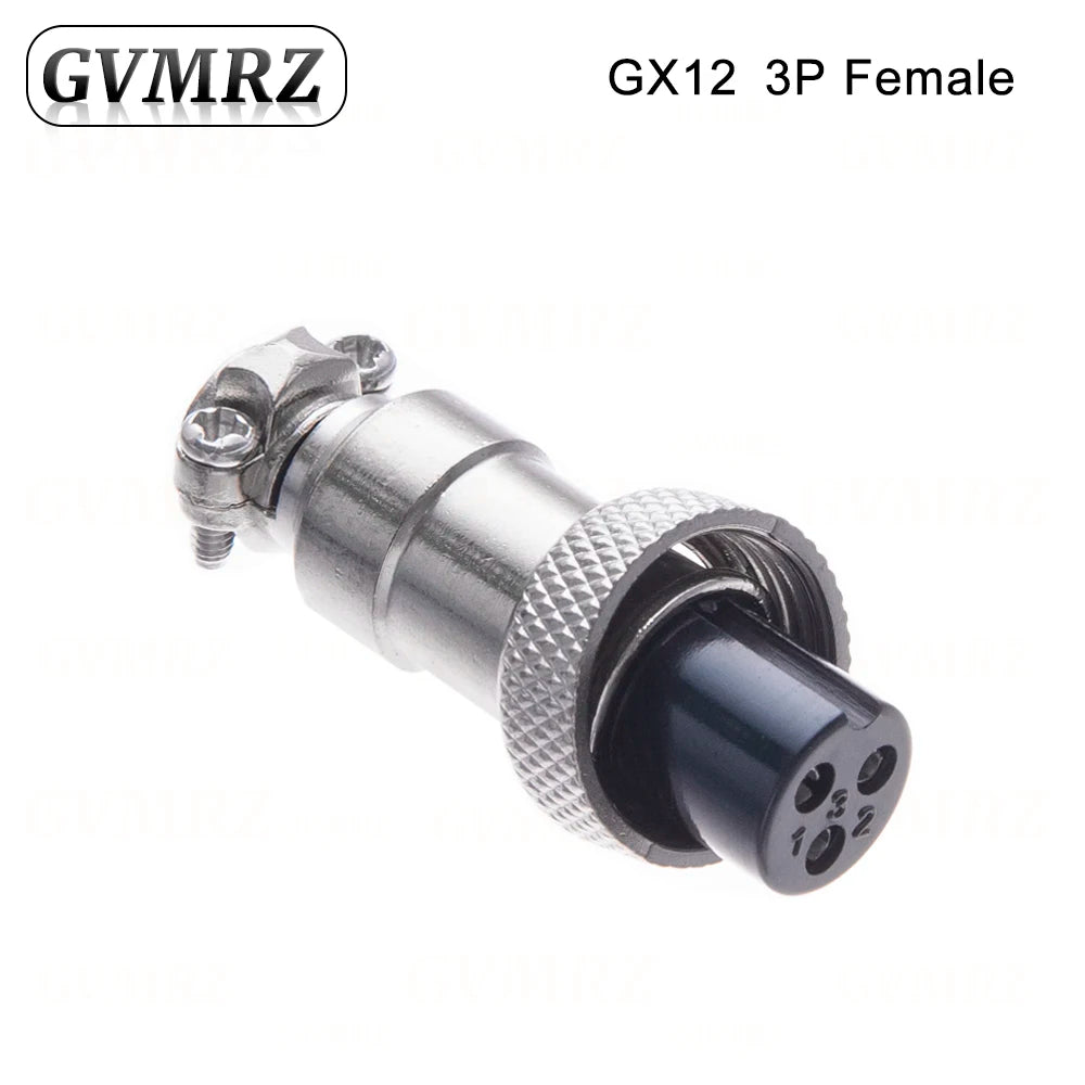 GX12 2 3 4 5 6 Pin Docking Aviation Plug Socket Waterproof Circular Connector