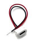 4 Pin Press Type USB Connector Type-C Waterproof with PH 2.0 Female Socket High Current Fast Charging Jack Port with Data Pin