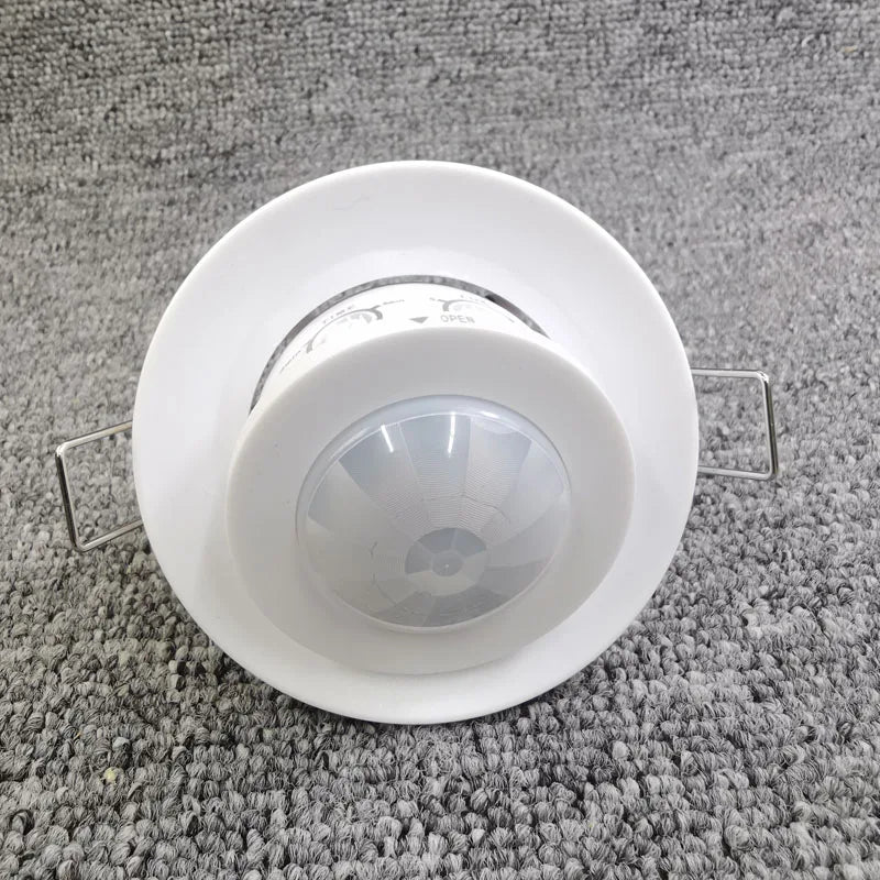 110V-220V Embedded Infrared Human Body Sensor Switch Angle-Adjustable Delay Ceiling Light Motion Sensor