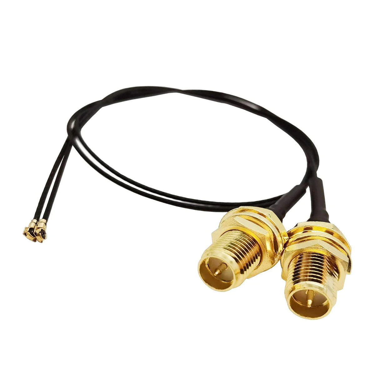 2PCS U.F.L1 To SMA Female Low Loss Coaxial Cable 15CM U.F.L1 1.13mm Pigtail Cable for  PCIE Network Cards PCI Wi-Fi WAN Repeater