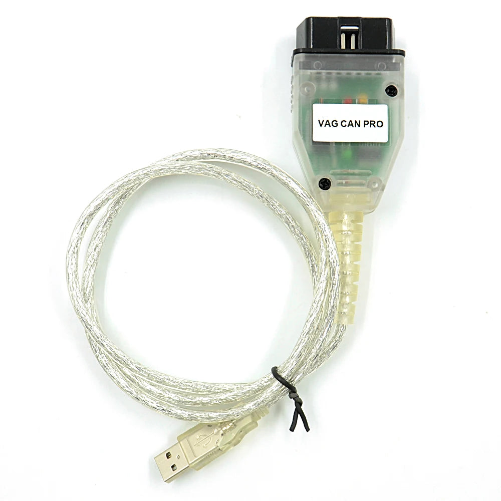 VAG CAN PRO VCP 5.5.1 FTDI VAG OBD 2 OBD2 Auto Diagnostic Tool COM Interface VCDS ATMEGA162 Can Bus K-line Cable