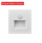PIR Motion Detector Light Sensor LED Lights AC 110V-220V Recessed Staircase Bedroom Wall Lamp LED Night Light