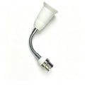 B22 to E27 360d adjustable Flame Retardant PBT 10CM Extension LED Lamp base Bulb Socket extender adapter Light Holder Converter