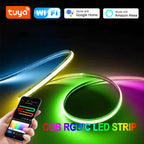 1M 2M 3M 4M 5M COB 24V RGBIC Led Strip 720Leds/M Wifi Bluetooth Infrared Remote Control Flexible Led Tape Lamp Room Decoration
