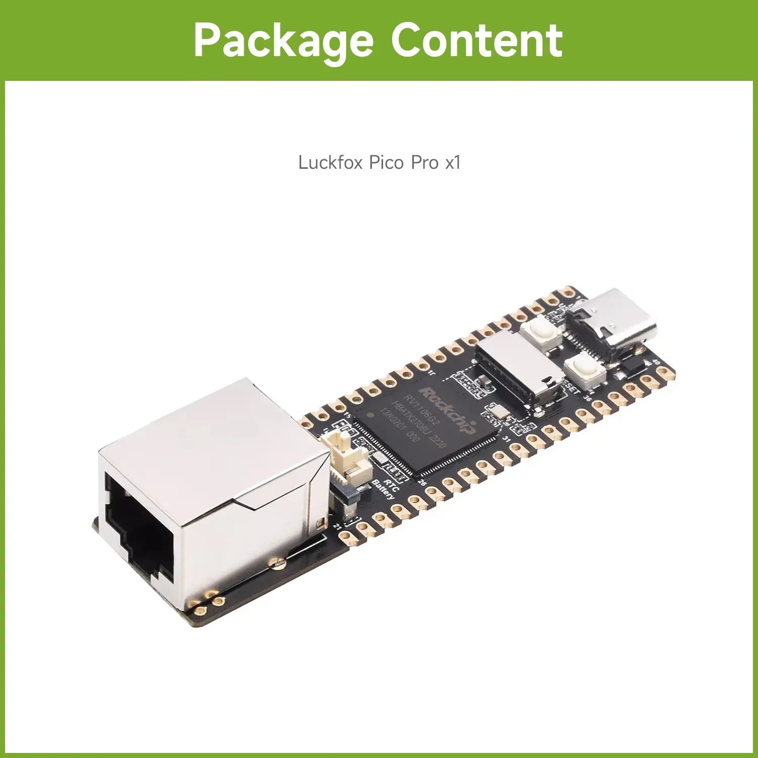 Luckfox Pico Pro/Max RV1106 Linux Micro Development Board, Integrates ARM Cortex-A7/RISC-V MCU/NPU/ISP Processors