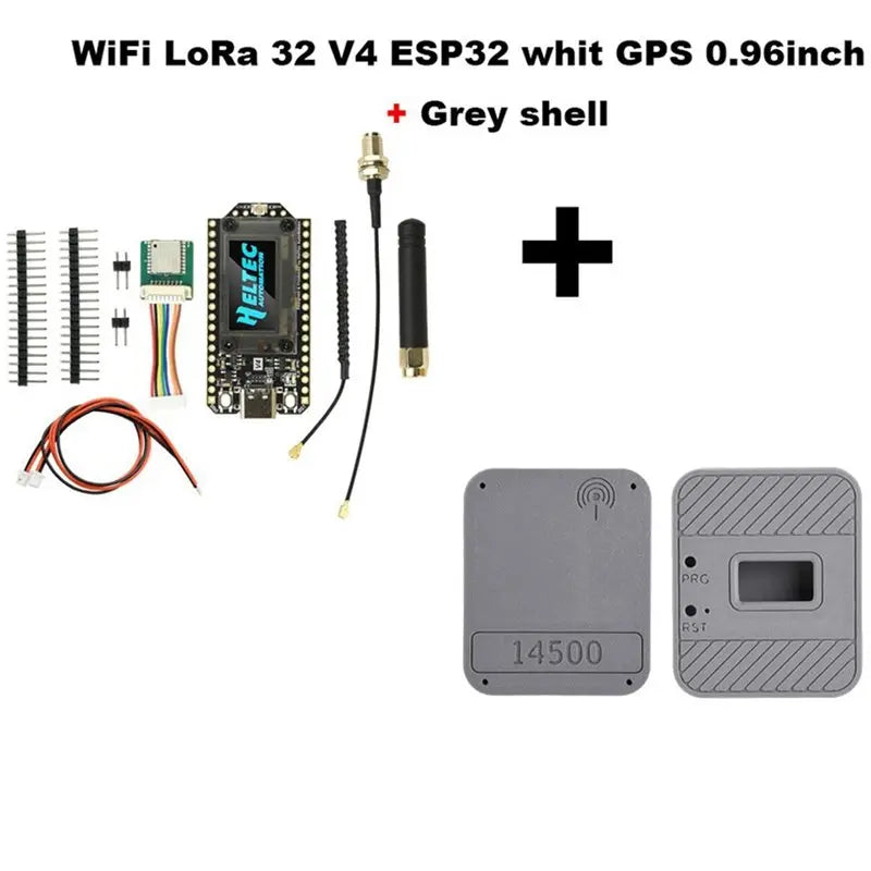 New Arrivals-Solar Powered Meshtastic Heltec Lora 32 V4 GPS SX1262 Wifi BLE Low Power 28DBI Dev-Board Kit