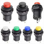 5/20PCS Self-Lock /Momentary Pushbutton Switches DS228 DS428 12mm OFF-ON Push Button Switch DS-228 DS-428