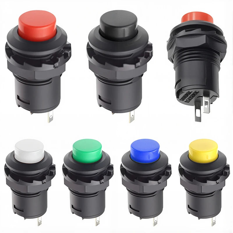 5/20PCS Self-Lock /Momentary Pushbutton Switches DS228 DS428 12mm OFF-ON Push Button Switch DS-228 DS-428