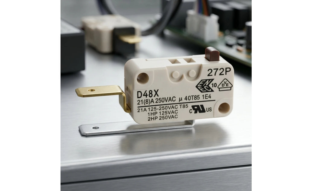 Microswitch with Actuator Compact Rectangular Microswitch Limit Switch Snap Action Mechanical for Technicians, Control Panels