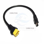 1.5 Square Ultra-soft XT60 Plug Male Female Connector to DC 5525/DC5521 Power Cable for Fly FPV Multirotor Field Repairs Apply