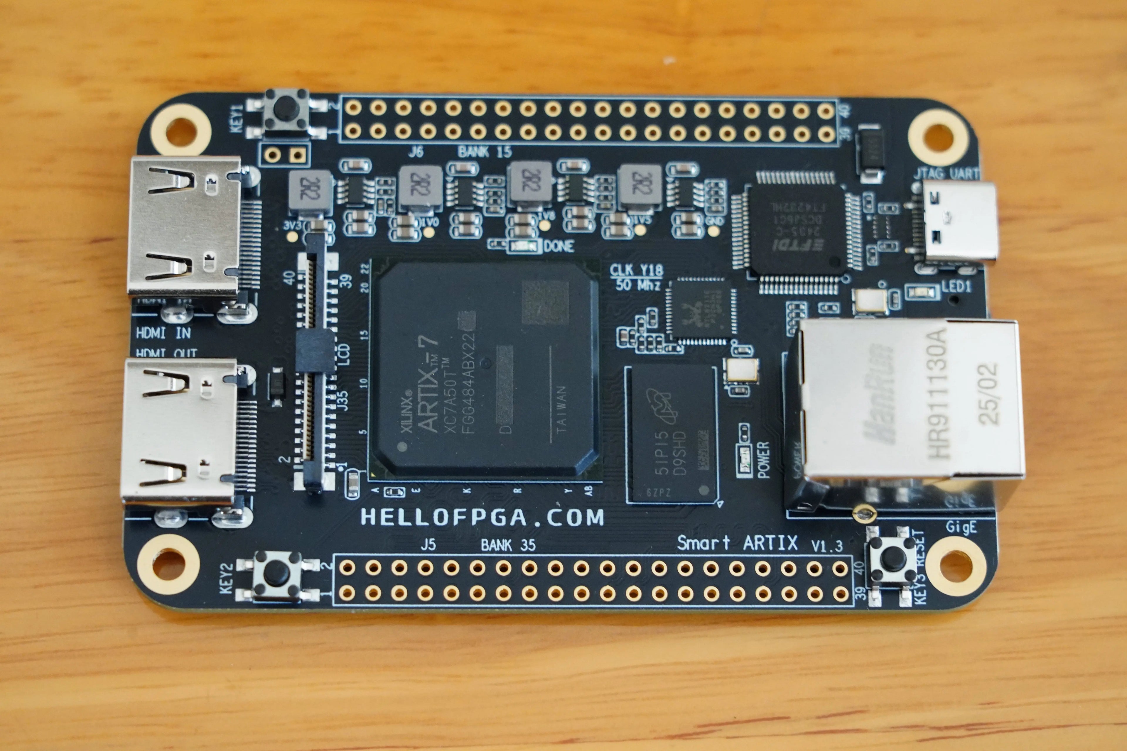 Smart ARTIX Development board FPGA Minimum System Board XC7A50T-FGG484 (Associated with XC7A35T XC7A100T)