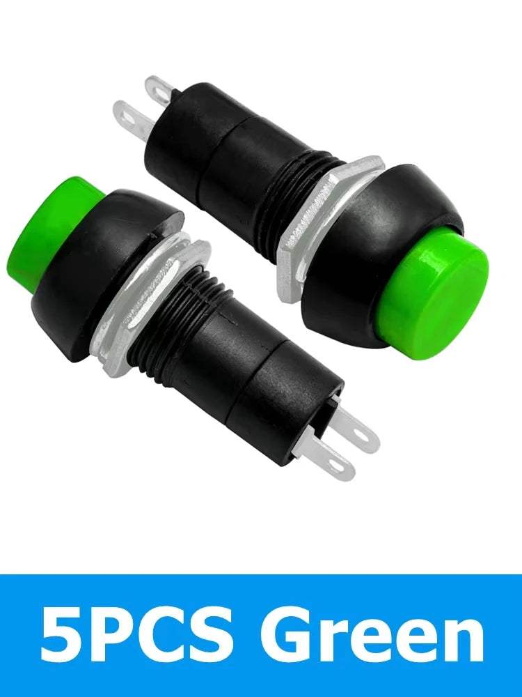 5~10PCS EGBO Mini 12mm Waterproof Momentary ON/OFF Push Button Round Switch PBS-33B PBS-11B For arduino