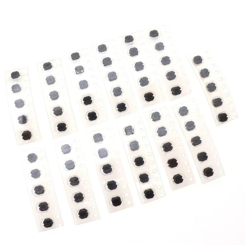 26/39/65/50PCS SMD Power Inductor Kit CD32 CD43 CD54 CD75 2.2uH-470uH 2.2uH-220uH Wire Wound Chip Inductance Inductors Set 4R7