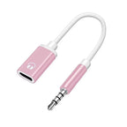1PC Portable Durable Aux Cable Converter 3.5mm to Type-C Analog Audio Headphone Adapter Cable