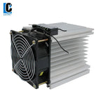 LCTC Radiator With Fan For Three Phase Solid State Relay SSR Heat Sink 100A 120A 3-phase Relay DC 48V Y-150