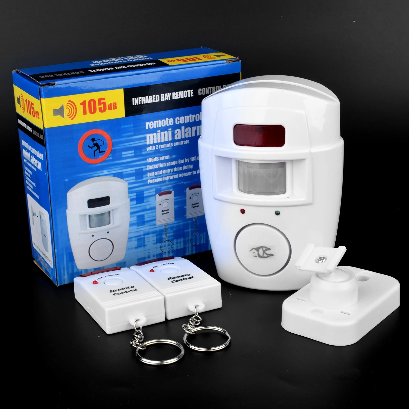 Home Smart Wireless Home Security PIR Alert Infrared Sensor Alarm System Anti-theft Motion Detector Alarm 105DB Siren